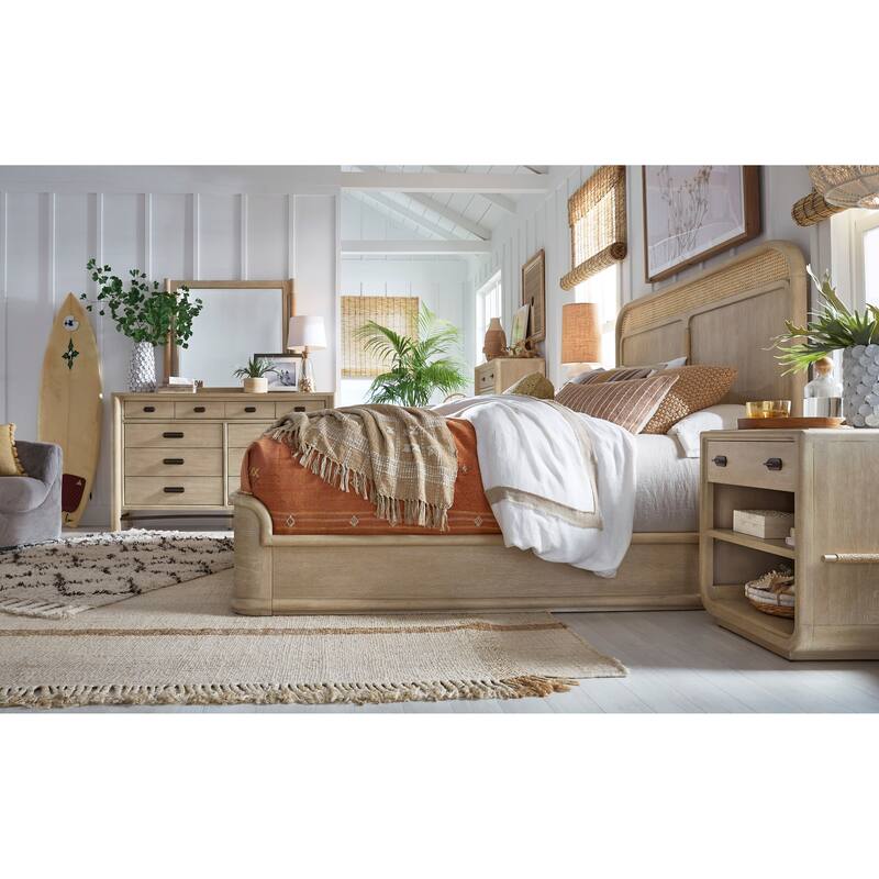Salt Life Home Sunset Cove Sanibel Brown Panel Bed
