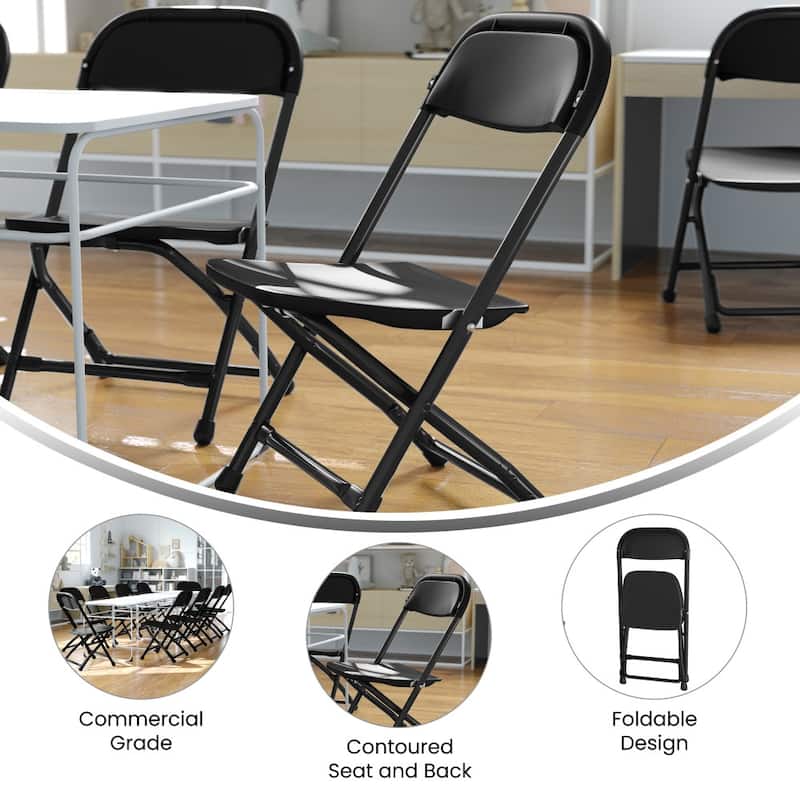 10 Pack Kids Plastic Folding Chair