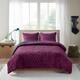 Intelligent Design Blair Navy/ Purple Reversible Comforter Set