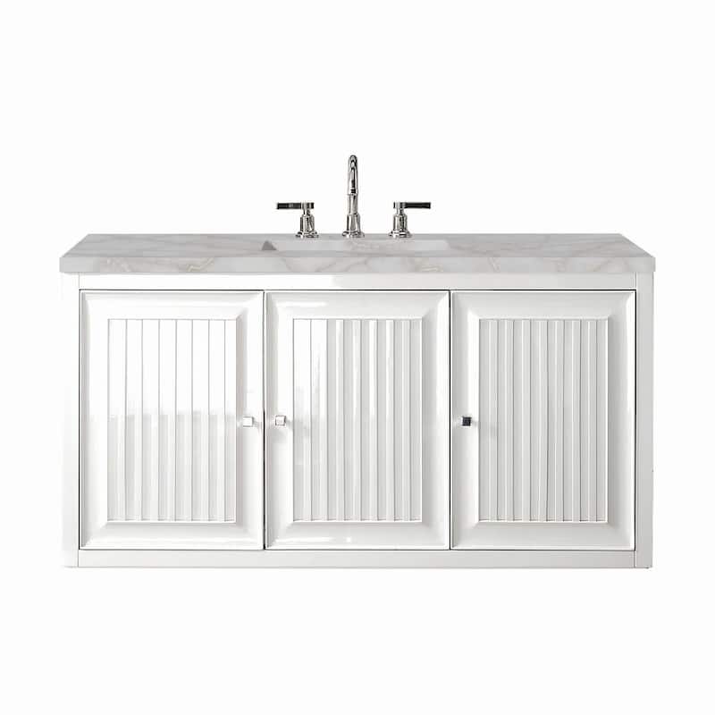 James Martin Vanities E645-V48-3VSL Athens 48" Single Basin Poplar