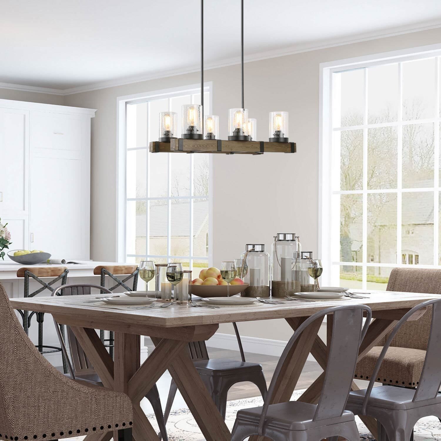 Gray outlet barn chandelier