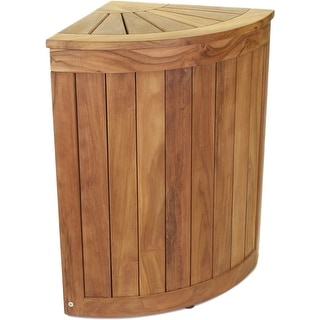 Kai Corner Teak Laundry or Storage Hamper