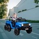 preview thumbnail 12 of 20, 4WD Kids Electric Ride On Car with Back Trailer, Soft Start, Music, LED Light, and Parent Remote for Safe and Fun Adventure Blue