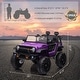 preview thumbnail 11 of 25, 2 Seats 24V Kids Ride on Truck with Remote Control, Battery Powered Electric Ride Car Toy