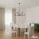 preview thumbnail 3 of 13, Hunter Sunjai 9-Light 2-Tier Chandelier - Entry, Dining Room, Living Room - Candle, Geometric, Contemporary, Glam