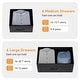 preview thumbnail 7 of 6, 5 Drawer Fabric Dresser with Wooden Top,Large Storage Space