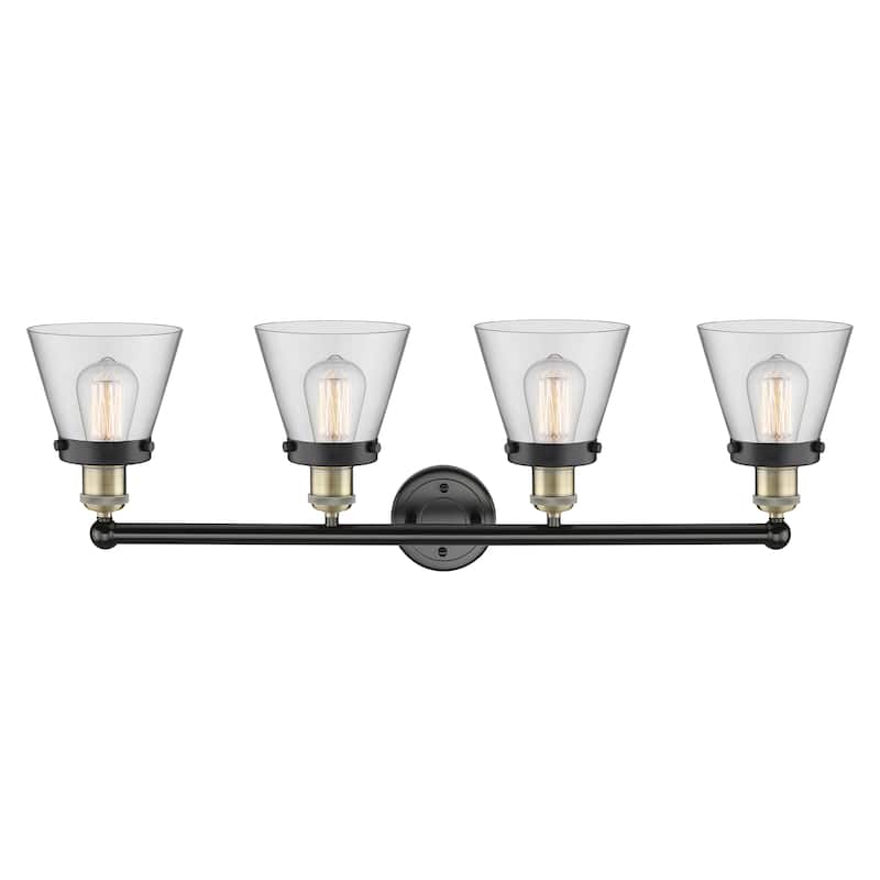 Innovations Lighting Cone - 4 Light 34" Bath Vanity Light