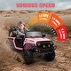 preview thumbnail 3 of 7, 12V Kids Electric SUV Ride-On Car with Remote, Bluetooth, Shock Absorption & Adjustable Speeds - Pink
