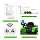 preview thumbnail 13 of 32, 12V Ride on Tractor with Trailer & Remote Control Speed Up to 5mph