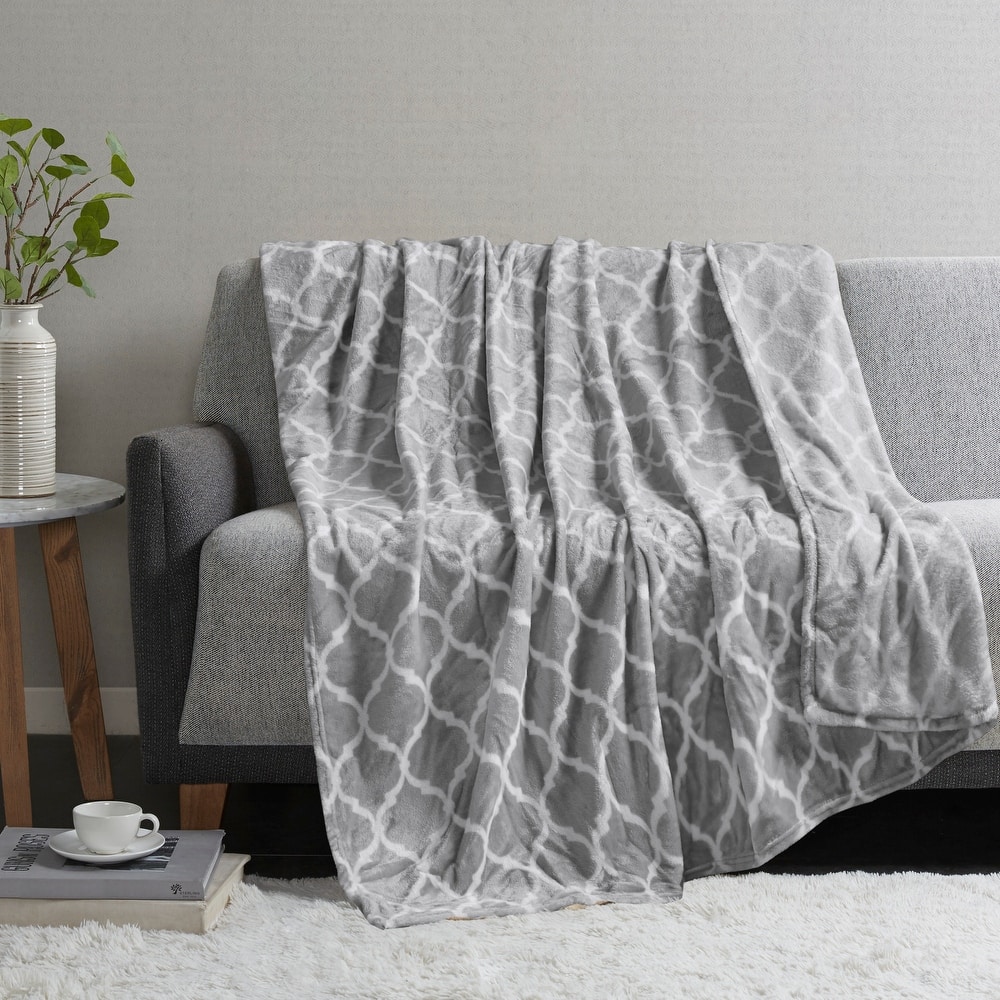 Madison Park Ogee Oversized Throw