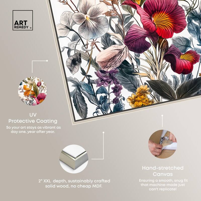 Iris Indigo II Canvas by Art Remedy