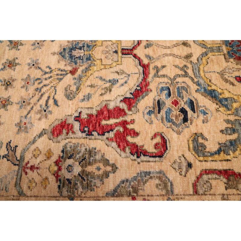 ECARPETGALLERY Hand-knotted Heritage Beige Wool Rug - 3'0 x 5'0