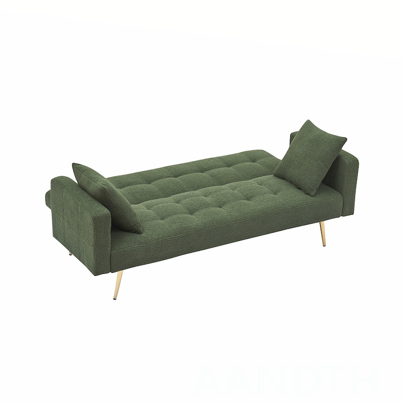 Teddy Sofa Bed With Two Pillows