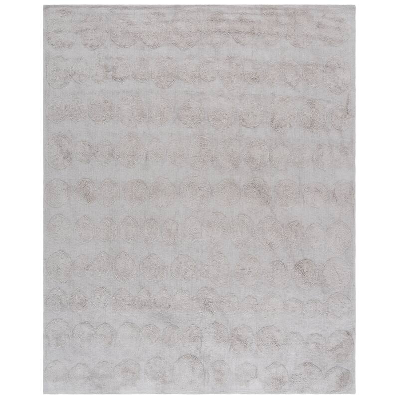 SAFAVIEH Handmade Easy Care Oprita Machine Washable Cotton Rug - 8' x 10' - Grey