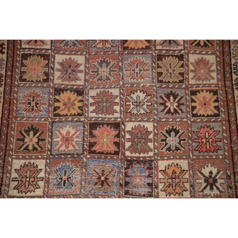 Vegetable Dye Bakhtiari Persian Antique Area Rug Handmade Wool Carpet - 4'6"x 9'3"