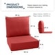 preview thumbnail 10 of 103, Pocassy 22"x24"x6" Thick Cushions Pillows Indoor & Outdoor Cushion