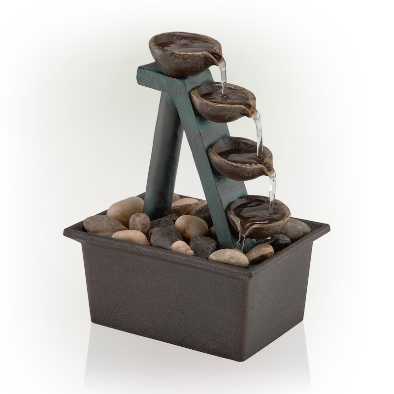 4-tiered Step Tabletop Fountain