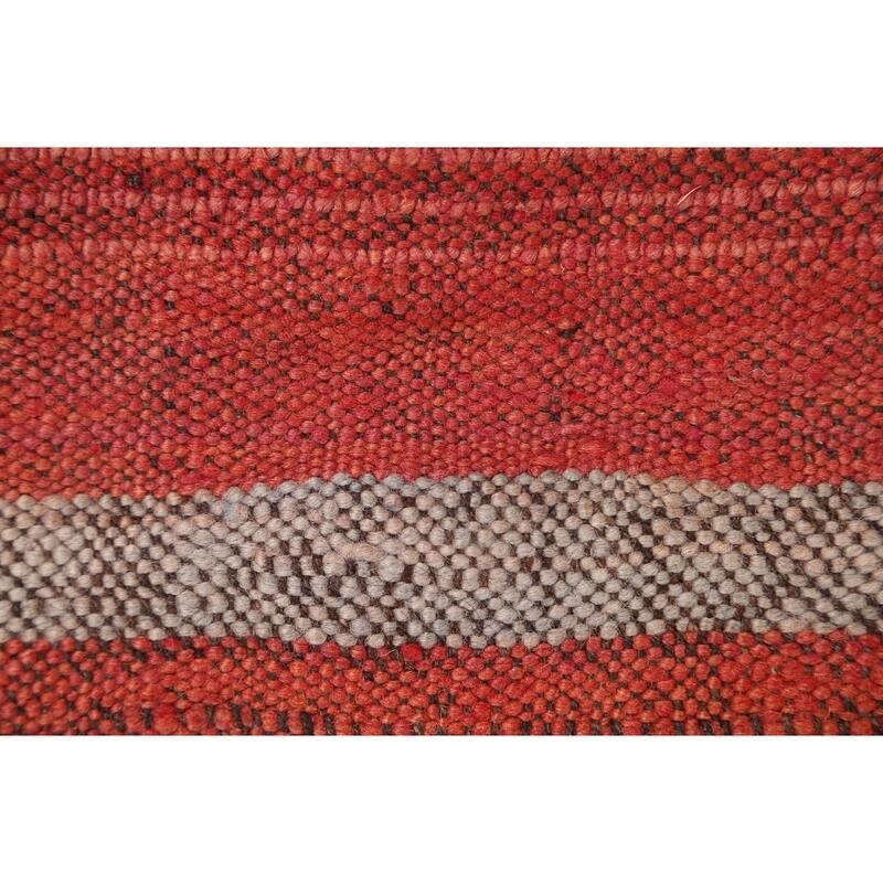 Tribal Moroccan Oriental Area Rug Wool Handmade Bedroom Carpet - 5'1" x 11'1"