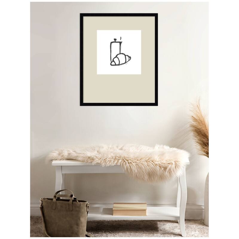 Kate and Laurel Breakfast Club No. 2 by Gabrielly Guedes Framed Wall Art Print