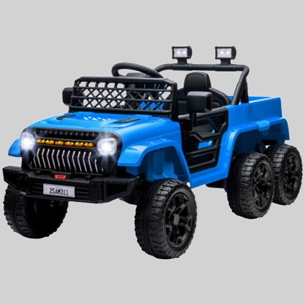 代引き手数料無料 12V Kids Electric Truck with 4WD/2WD, Remote Control, Back ホビーラジコン