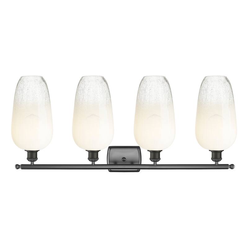 Innovations Lighting Endless Possibilities Ballston - Brookhaven Flute - 4 Light 37" Bath Vanity Light