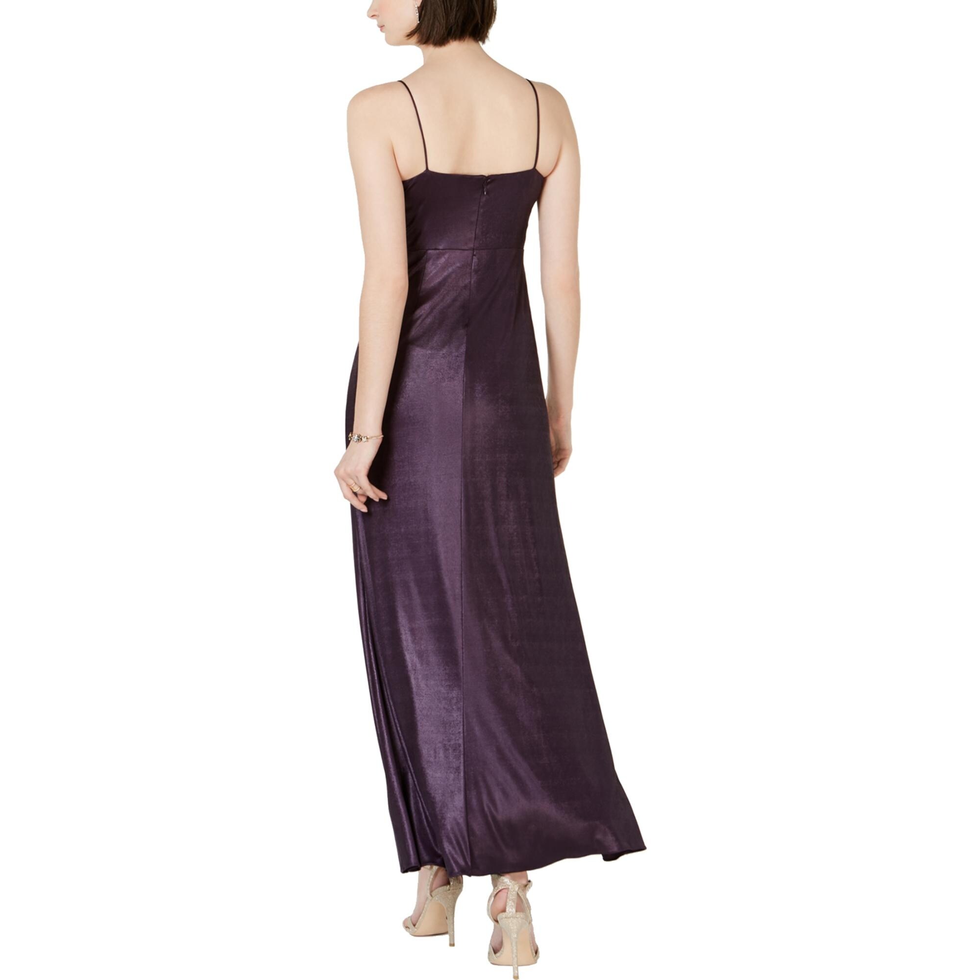 adrianna papell eggplant dress