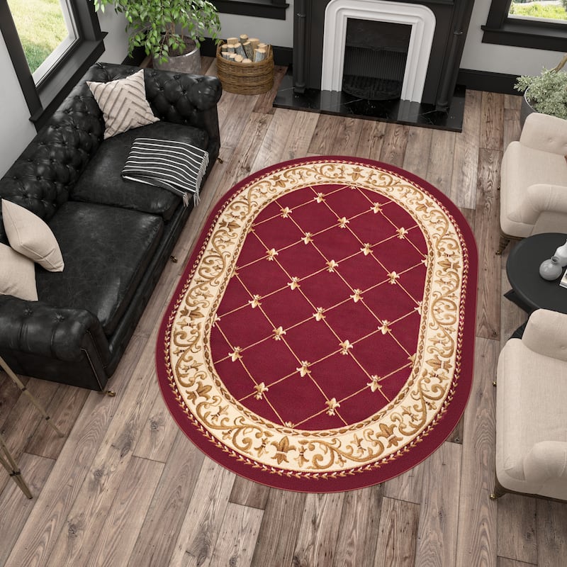 Soho Traditional Scroll Indoor Area Rug