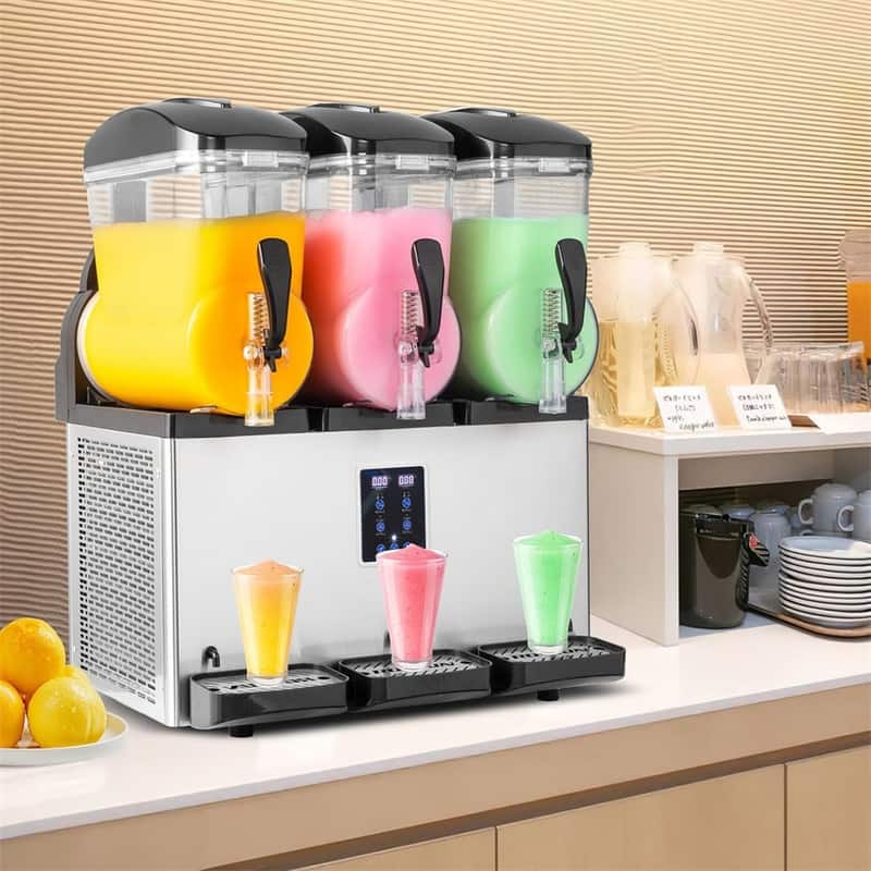 12 Gallon 110V 1200W Stainless Steel Slushie Machine