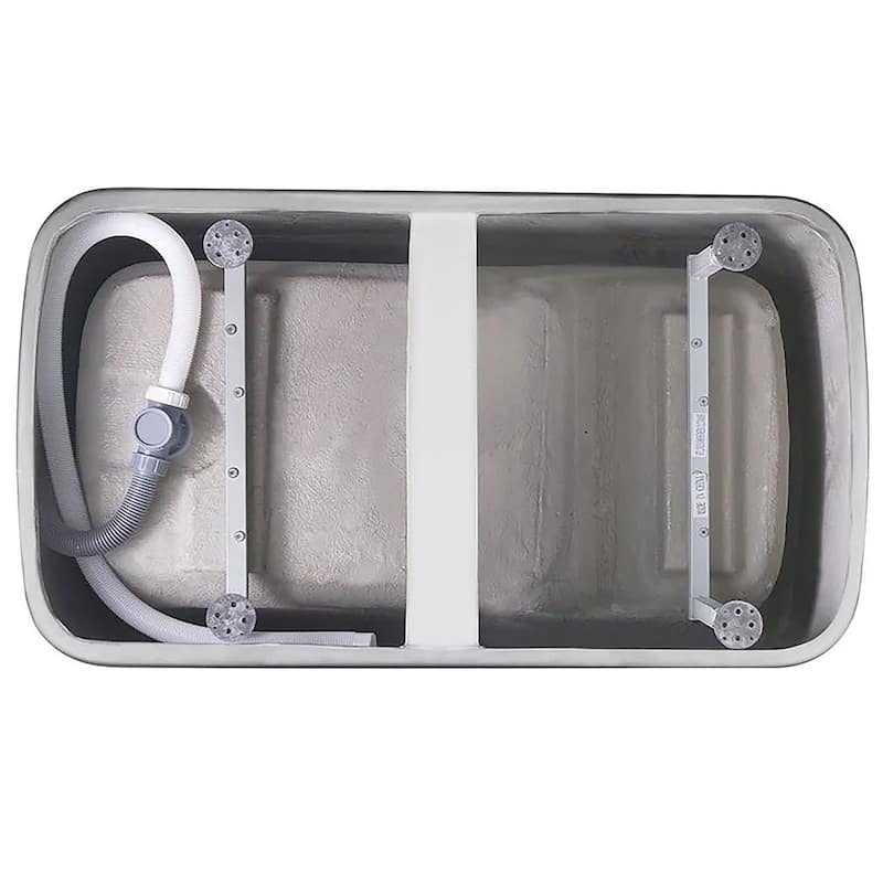 GIVINGTREE 47" L x 27"W Freestanding Soaking Acrylic Bathtub
