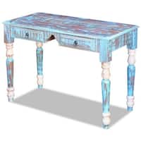 Shop Vidaxl Desk Solid Reclaimed Wood Overstock 18964515