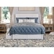 preview thumbnail 10 of 13, AFI Canyon Full Wood Platform Bed with Footboard & 2 Storage Drawers in White