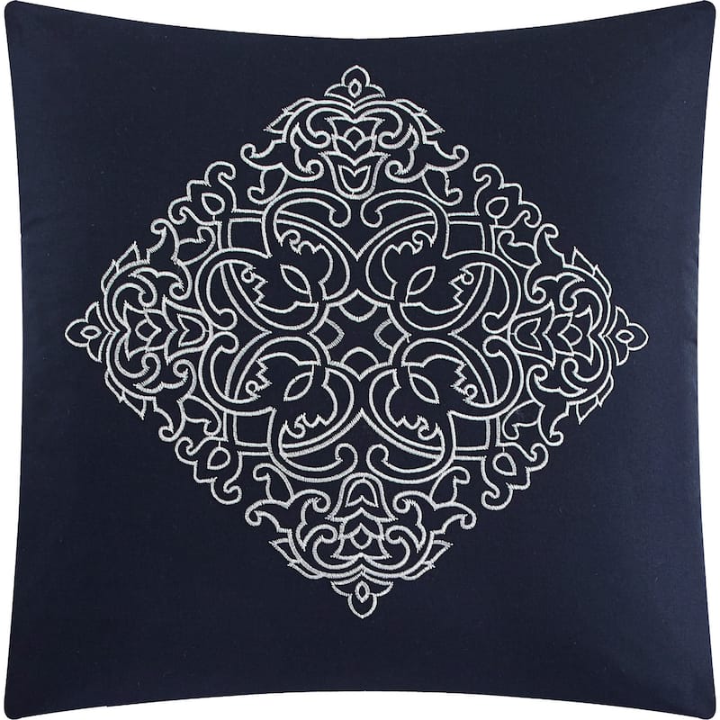 Nanshing Lacy 7 Piece Damask Embroidery Comforter Set