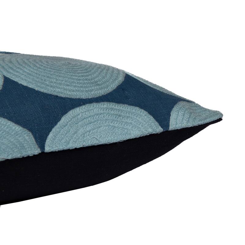 Sevita Contemporary Geometric Hand-Woven Indoor Throw Pillow