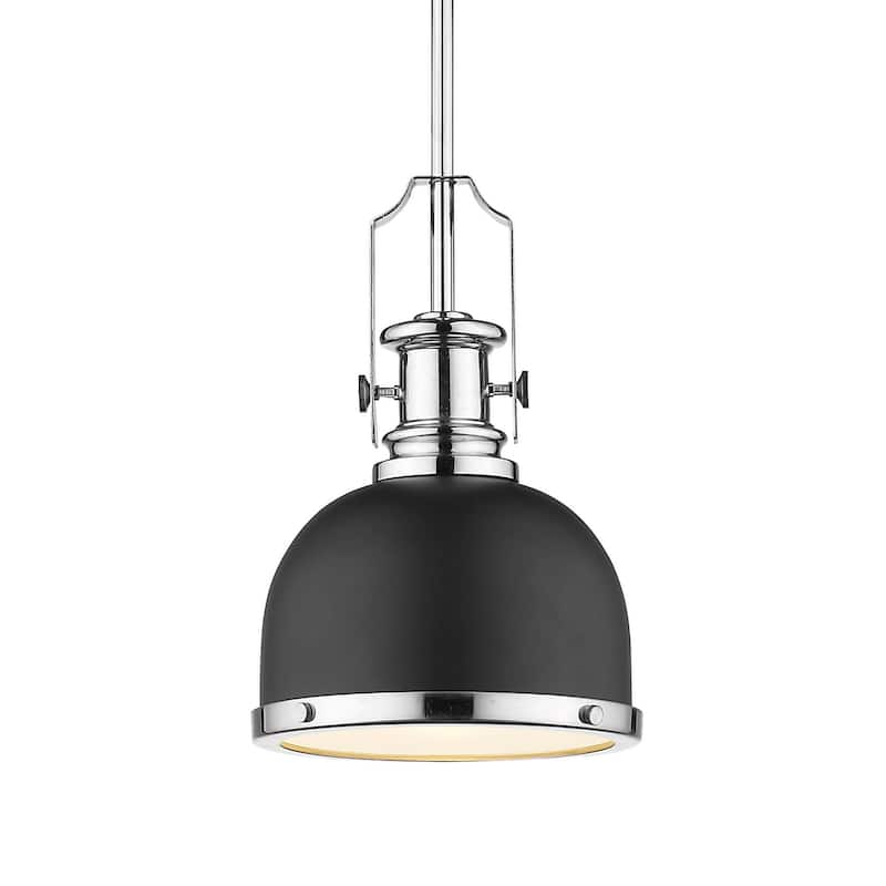 Z-Lite Melange Single Light 8" Wide Pendant