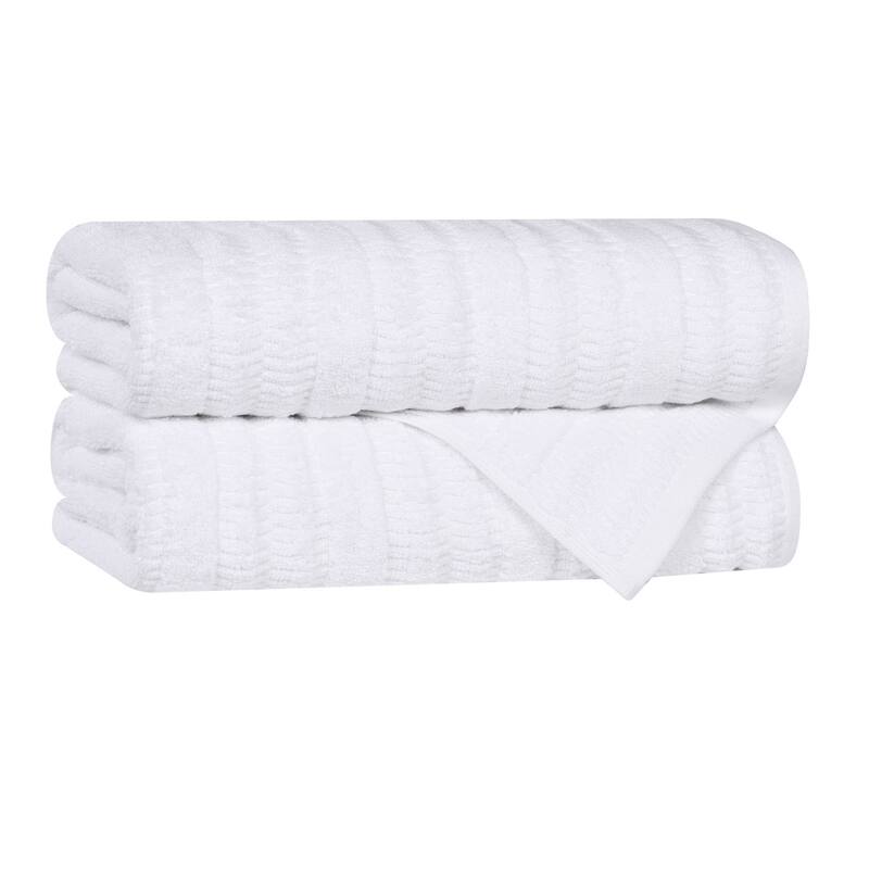 Superior Mika Smart Twist Cotton Bath Towels, Set of 2