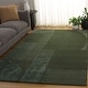 preview thumbnail 6 of 16, SAFAVIEH Hand-Tufted Fifth Avenue Cezaria Mid-Century Modern New Zealand Wool Rug 4' x 6' - Green - Rectangle