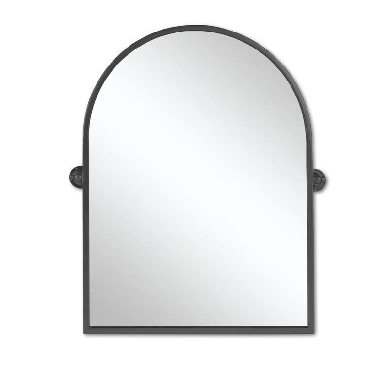 Modern Iron Hardware Window Mirror Wall Hanging Accent Mirror - 36x24