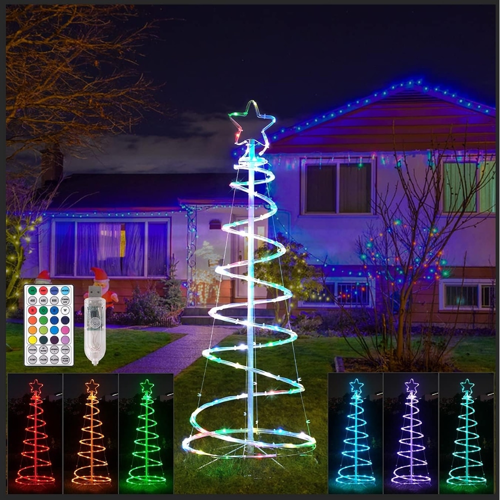 Costway Christmas Projector Light LED Projection Lamp with Lawn Stake & 5  LED Lights