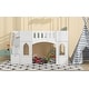 preview thumbnail 10 of 18, Twin Size Low Loft Bed with Side Storage Staircase and Window