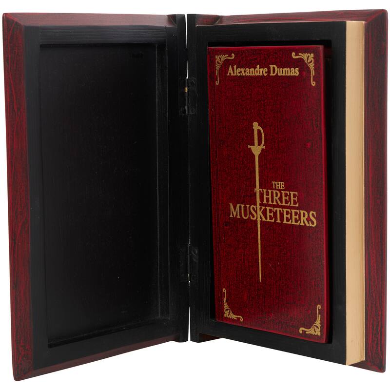 Blue, Green, Brown or Red Wooden Storage Faux Book Box (Set of 2)