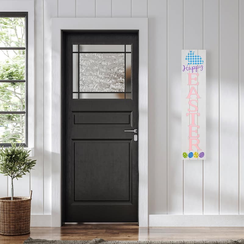 Happy Easter Wooden Wall Sign - 36"