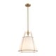 preview thumbnail 26 of 91, Mid Century 4-Light Conical Fabric Shade Lantern Pendant Ambient Light