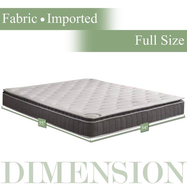 Shop 10 Inch Medium Firm Foam Encased Pillowtop Pocketed Coil Innerspring Fully Assembled Mattress Good For The Back On Sale Overstock 12027854