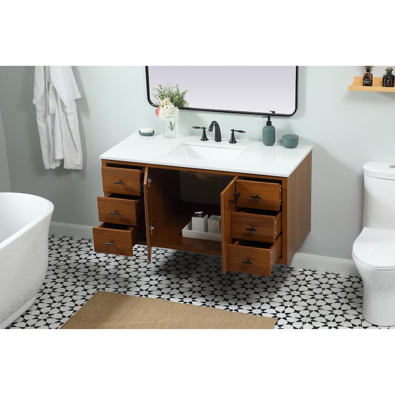 Fern 36 - 48 Inch Single Bathroom Vanity