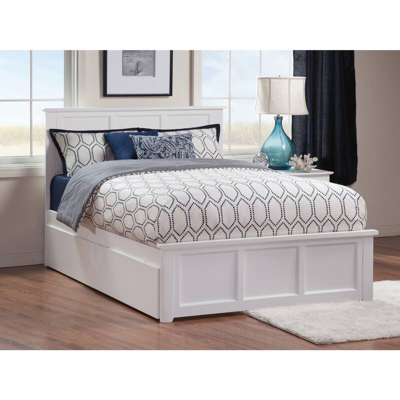 City Chic Bed with Storage - Modern Platform Bed Frame, Underbed Drawers, Space Saving Design