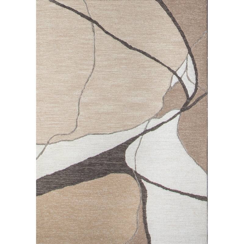 Bashian Rand Ivory & Mocha Transitional Area Rug