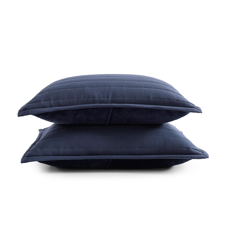 Tommy Hilfiger Classic Comfort Blue Reversible Quilt Set