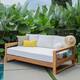 Option Natural Teak/White Cushion