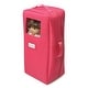 preview thumbnail 9 of 9, Badger Basket Doll Travel Case with Bed and Bedding - Pink