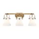 Option Brushed Brass / Matte White